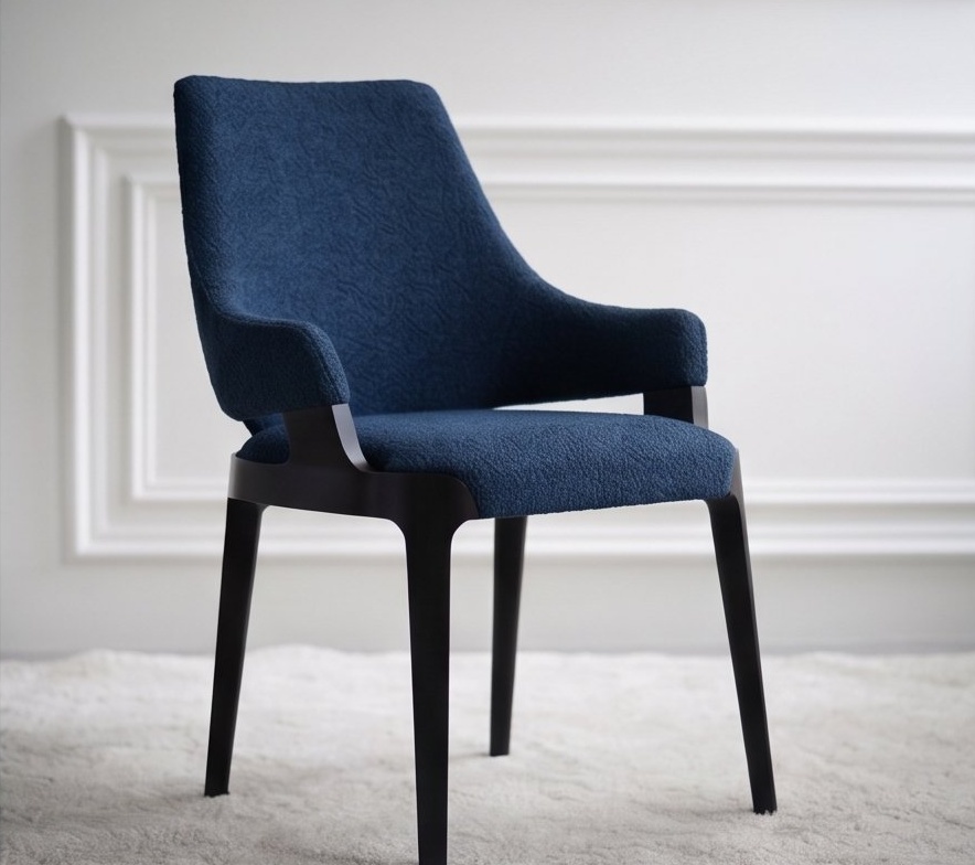 Navy black chair